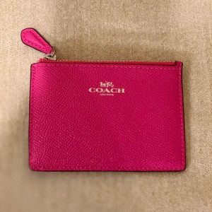 Pink coach id holder